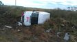 perdio el control de la camioneta y volco en la ruta provincial 2 perdio el control de la camioneta y volco en la ruta provincial 2
