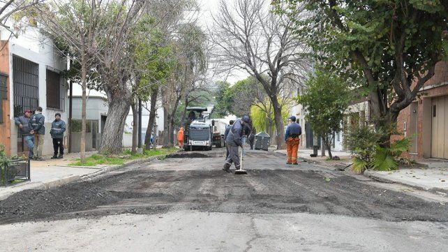 La Municipalidad de Paraná realizó mejoras en un tramo de calle Diamante.&nbsp;