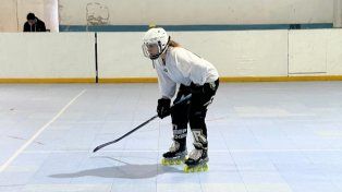 Giuliana Plano empieza a hacerse un nombre en el seleccionado juvenil de hockey inline.