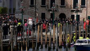 El Papa Francisco visitó Venecia: Este trabajo no es fácil