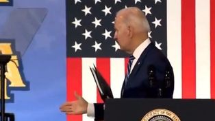 El curioso episodio que protagonizó el presidente de Estados Unidos, Joe Biden.&nbsp; 