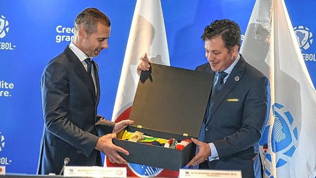 La Conmebol recibió en Paraguay la visita del presidente de la UEFA.