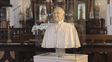Única en el país: Santa Fe inauguró un busto hiperrealista del papa Francisco en el convento donde vivió