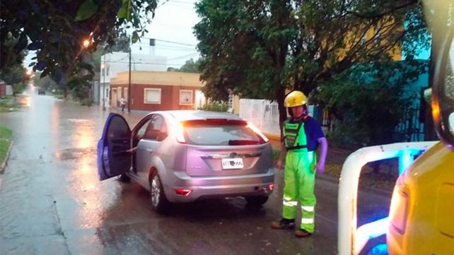 El temporal provocó anegamientos en Concepción del Uruguay