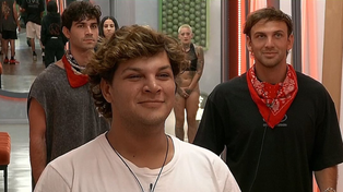 Emmanuel, Nicolás y Lisandro debieron contener sus emociones ante el nuevo juego congelados de Gran Hermano.