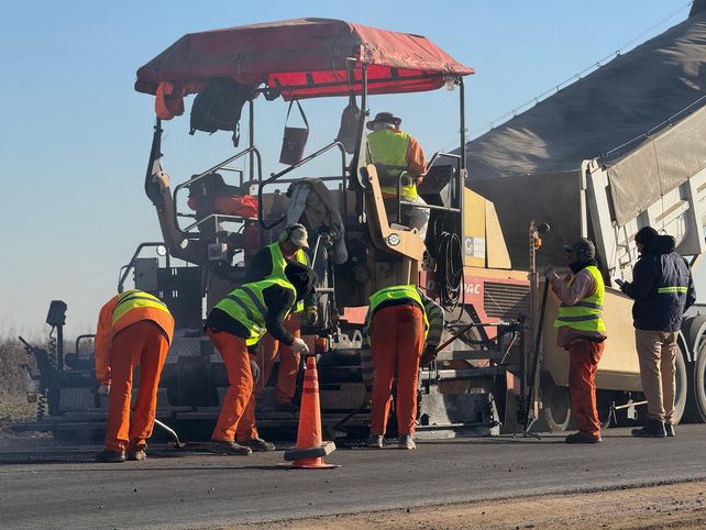 Continúa la repavimentación de la ruta provincial 14 en el sur santafesino