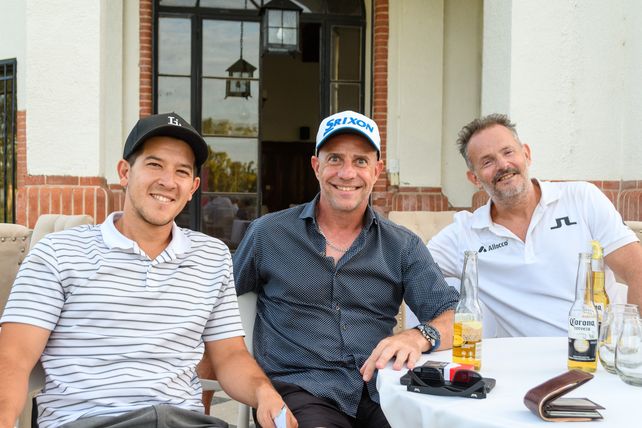 Sebastián Caprile, Edgardo Samul y Hernán Falcon