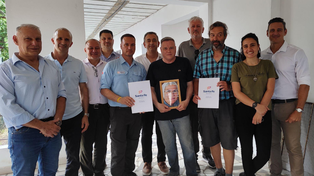 Funcionarios provinciales y municipales acordaron diversos trabajos con los colaboradores de la hermana Jordán.