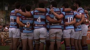 Atlético del Rosario en su visita a Los Matreros. Los rosarinos cayeron como visitantes en el Top 14 de la Urba.
