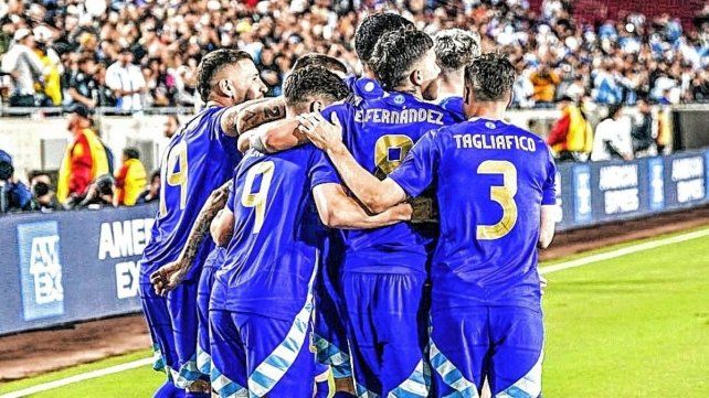 La Selección Argentina ganó tras un gran segundo tiempo.