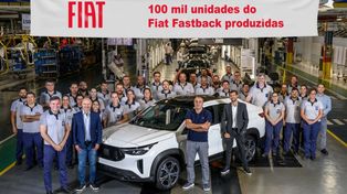 Fiat celebró a lo grande la producción 100.000 del Fastback.