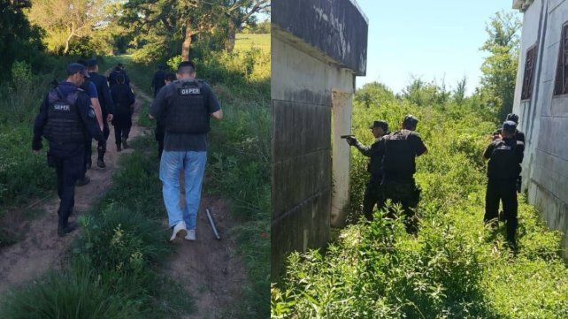 La Policía realiza un amplio rastrillaje en Victoria para dar con el prófugo Sebastián Vázquez