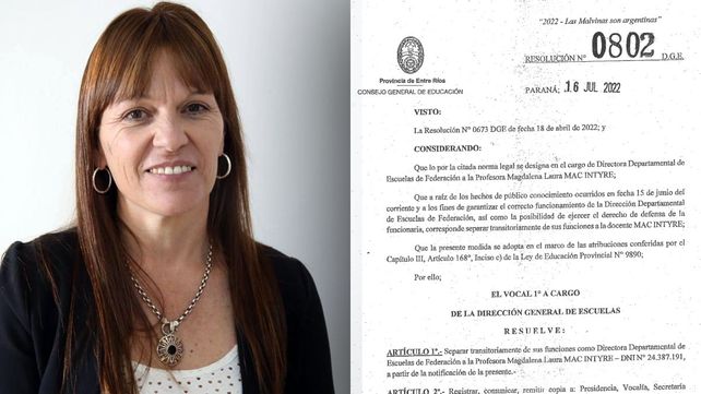 La directora Departamental de Escuelas involucrada en un robo de carne vacuna