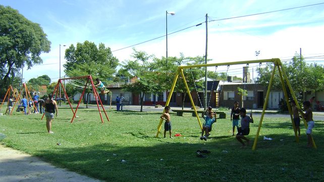 La plaza Chiodi, uno de los paseos que serán mejorados con el plan de obras.