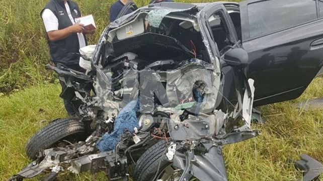 Falleció la mujer que protagonizó el violento accidente sobre ruta 11