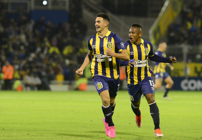 Maximiliano Lovera abrió la cuenta para Central ante Caracas.