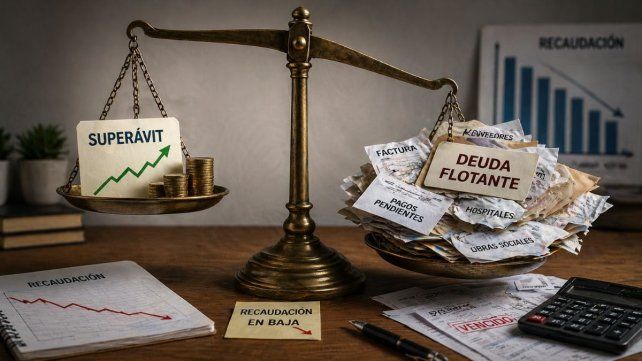 El espejismo del superávit: la deuda flotante marca el límite del ajuste fiscal y la recaudación sigue en baja