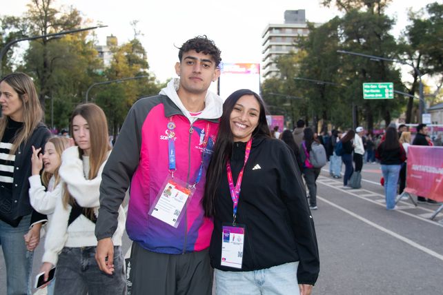 Benjamín Molina y Gianella Albornoz  