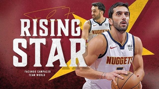 Facundo Campazzo fue nominado en el Rising Stars de la NBA.&nbsp;