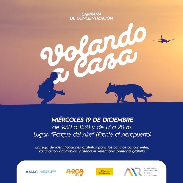 Vacunas gratis para mascotas en el aeropuerto de Fisherton