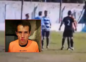 Se calentó con el árbitro y le aplicó un cabezazo descalificador