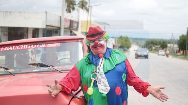 Chinchulín, el payaso de Colonia Avellaneda que contó su historia de lucha, trabajo y ayuda al prójimo