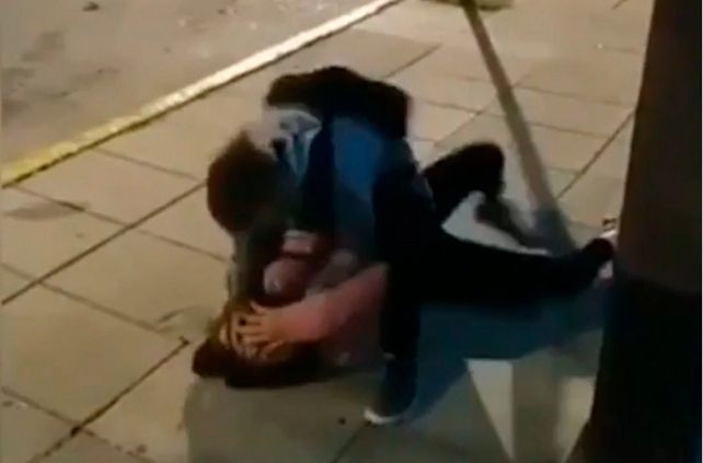 El video de la represión a la protesta a tiros por el femicidio de Úrsula Bahillo