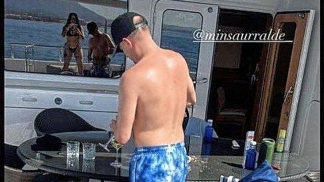 Martín Insaurralde en Marbella.