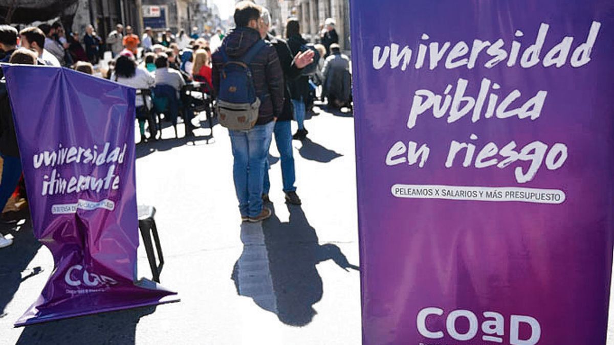 Los docentes universitarios anunciaron paro de 48 horas