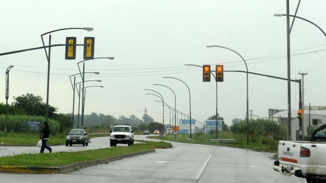 El accidente ocurrió a la altura de Ibarlucea.