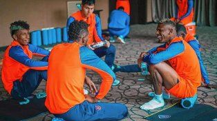 Ecuador ya se entrena en Buenos Aires.