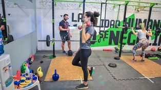 Entrenamiento con distanciamiento.&nbsp;
