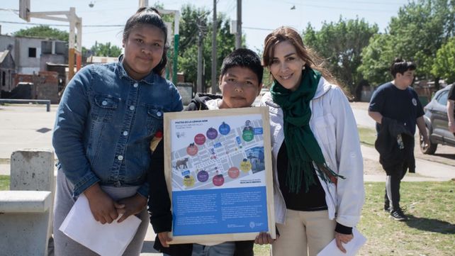 Barrio Toba: inauguraron las primeras señalizaciones de calles en qom y español