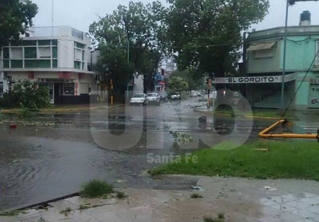 Un semáforo se cayó en Avenida 7 de Marzo y calle Centenario