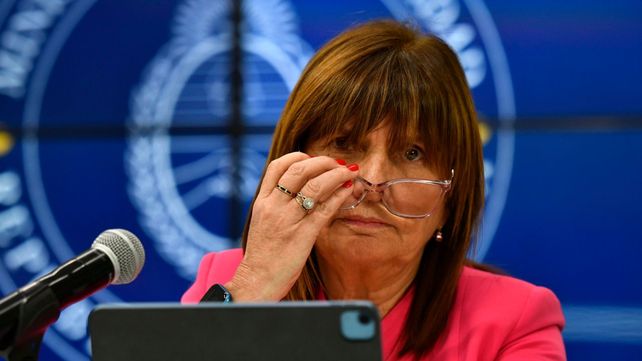 La ministra de Seguridad