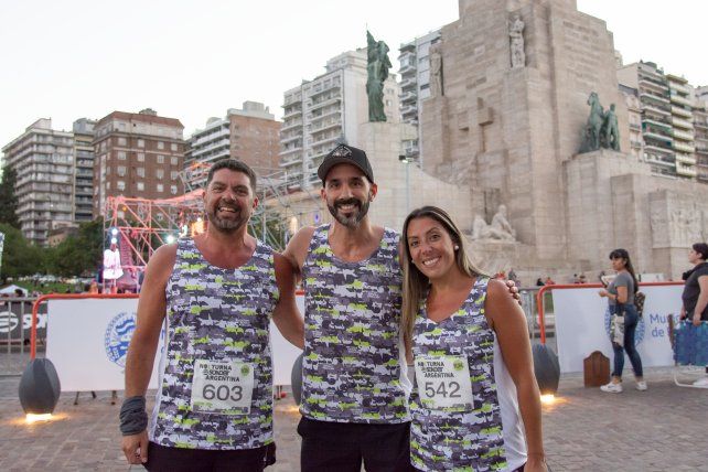 Cristian Gómez, Facundo Durañy, y Evelyn Capell