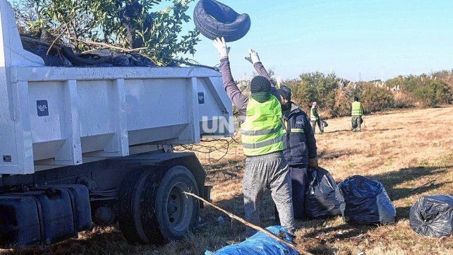 Megaoperativo de limpieza. El municipio comenzará con la segunda etapa en la Circunvalación Oeste.
