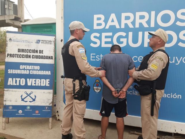 Detenido. El personal federal