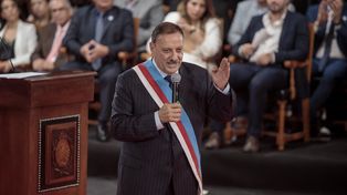 El gobernador de La Rioja, Ricardo Quintea