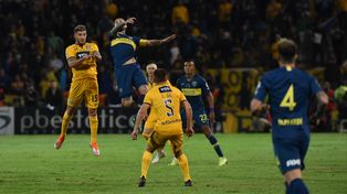 La línea de cinco se salió de línea