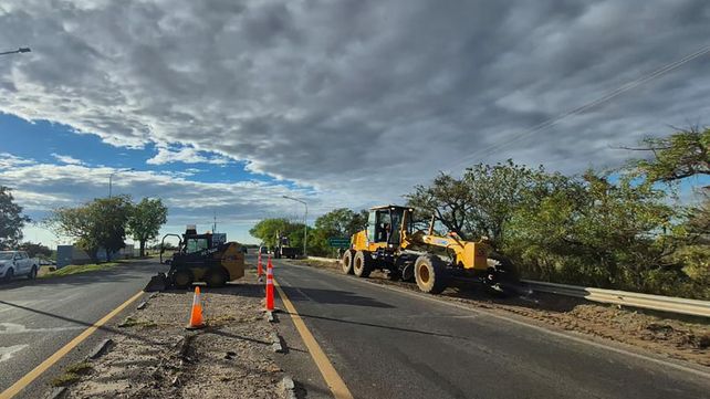 Obras en la Ruta 12, a la altura de Gualeguay