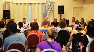 Intersindical marcha en defensa del Sistema Previsional