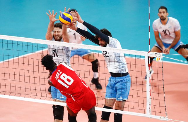 Sólido triunfo argentino ante Cuba