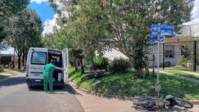 El grave accidente dejó dos heridos en Concepción del Uruguay.