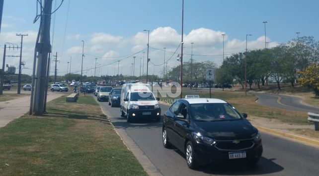 Los pescadores se manifiestan en la ruta 168