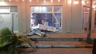 Chajarí: conductor borracho se incrustó contra un comercio