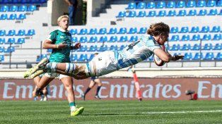 Los Pumitas jugaron un gran partido y golearon 62-40 a Irlanda.