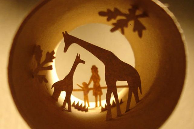 Arte en rollos de papel