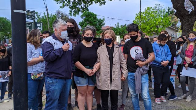 La familia agradeció el apoyo