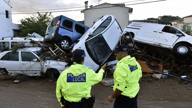 Las impactantes imágenes de la fuerte inundación en Mallorca